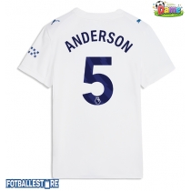 Manchester City Elliot Anderson #5 Tredjedrakt Dame 2026-27 Kortermet